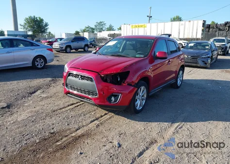 2015 Mitsubishi Outlander Sport Es from USA, damaged, VIN 4A4AR3AW1FE034144